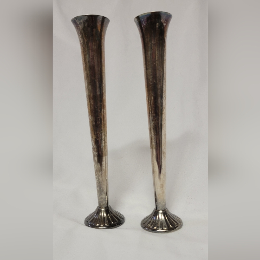 Vintage 8" International Silver CoSilver Plated Candlestick Holder